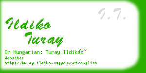 ildiko turay business card